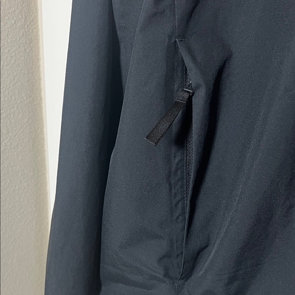 Adidas Black Windbreaker 3-stripes Hooded Jacket XL - Picture 6 of 9